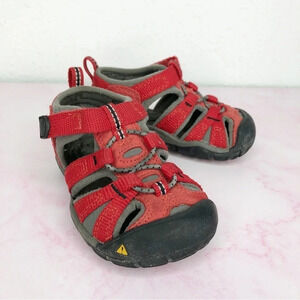 Keen hiking sandals Seacamp red size 5 infant
